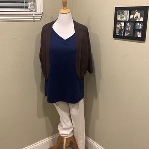 Lane Bryant Brown Shrug